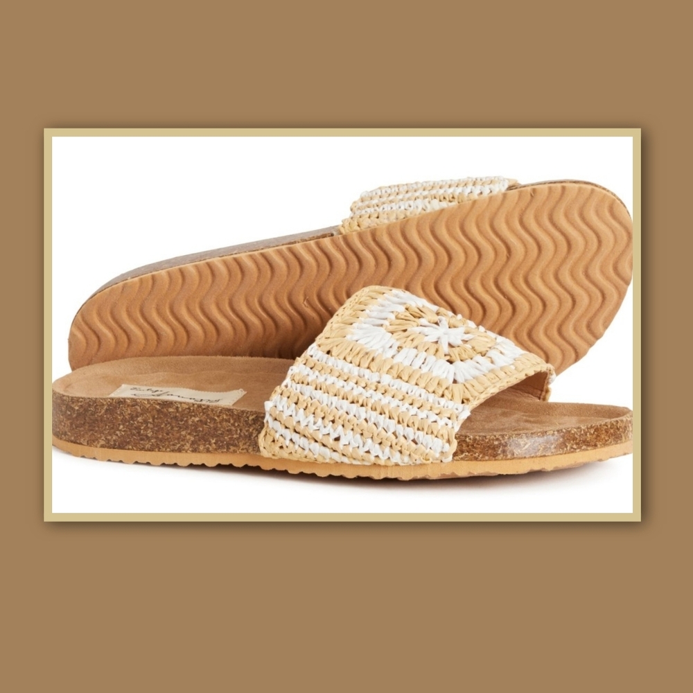 VINTAGE HAVANA MIMI CROCHET SLIDE SANDALS - Picture 5 of 5